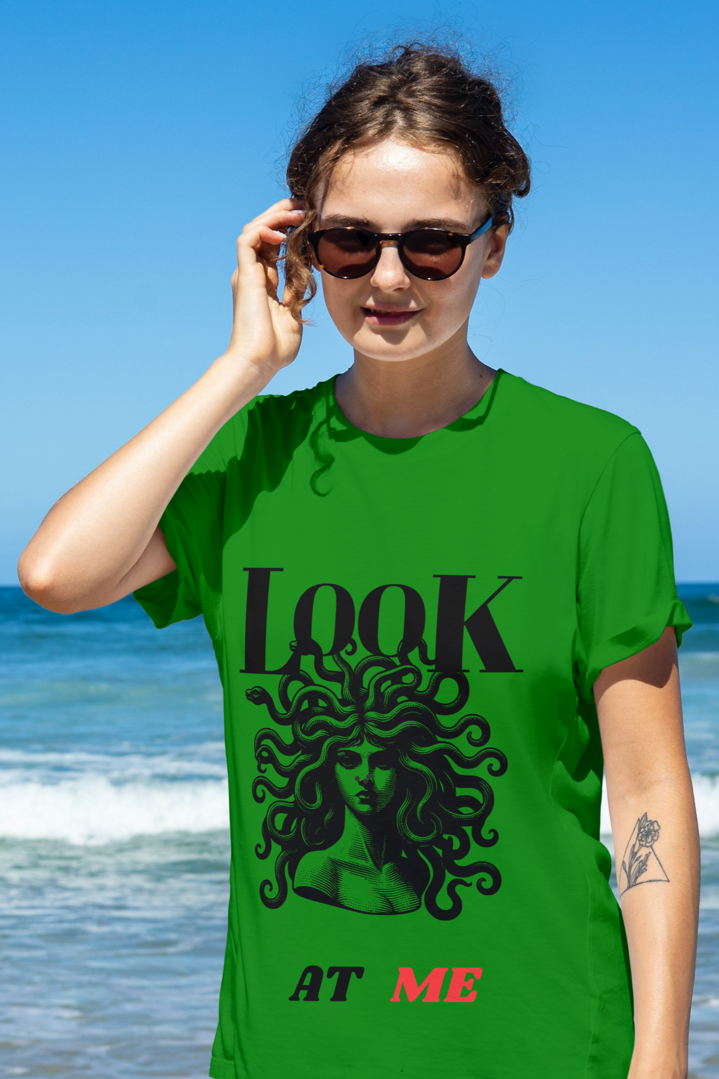 Medusa Graphic Unisex T-Shirt – Regular Fit, 100% Cotton, Soft & Durable Short-Sleeve Tee