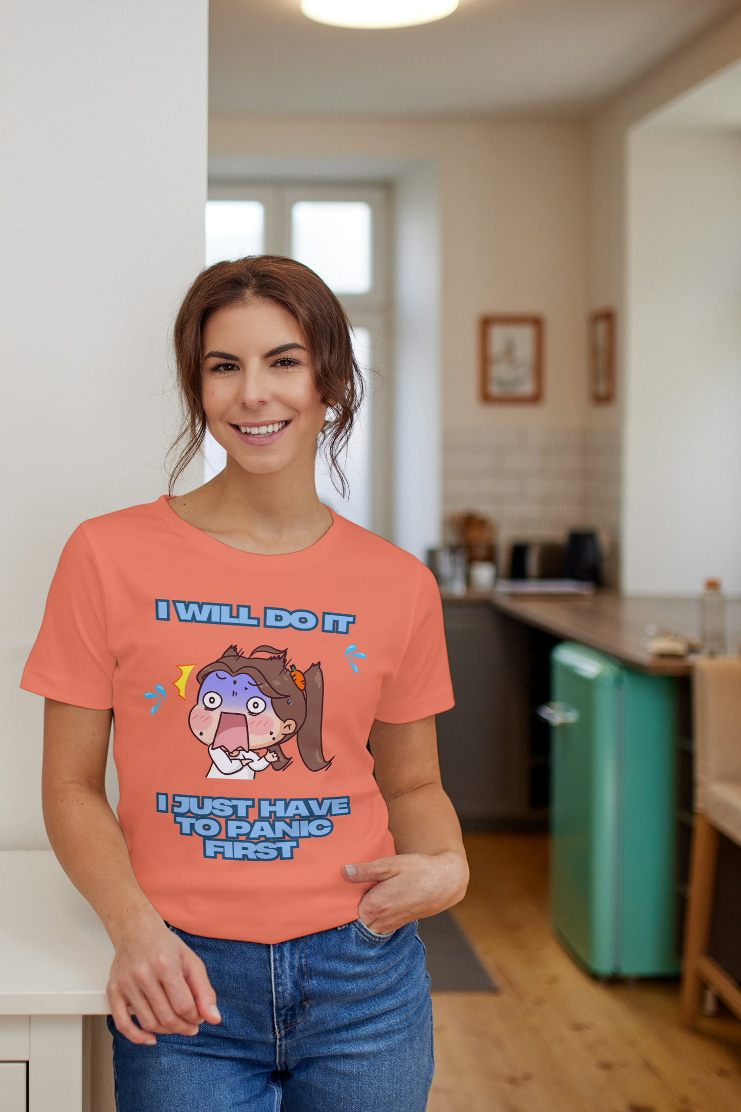 I will do it Graphic Women T-Shirt – Regular Fit, 100% Cotton, Soft & Durable Short-Sleeve Tee