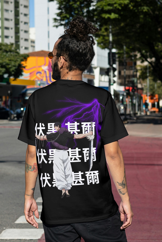 伏黒 甚爾 Graphic Men's T-Shirt – Regular Fit, 100% Cotton, Soft & Durable Short-Sleeve Tee