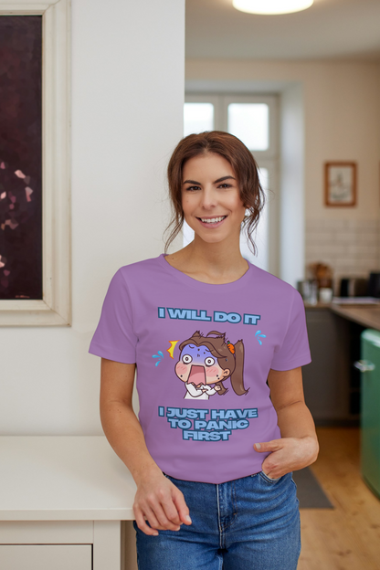 I will do it Graphic Women T-Shirt – Regular Fit, 100% Cotton, Soft & Durable Short-Sleeve Tee